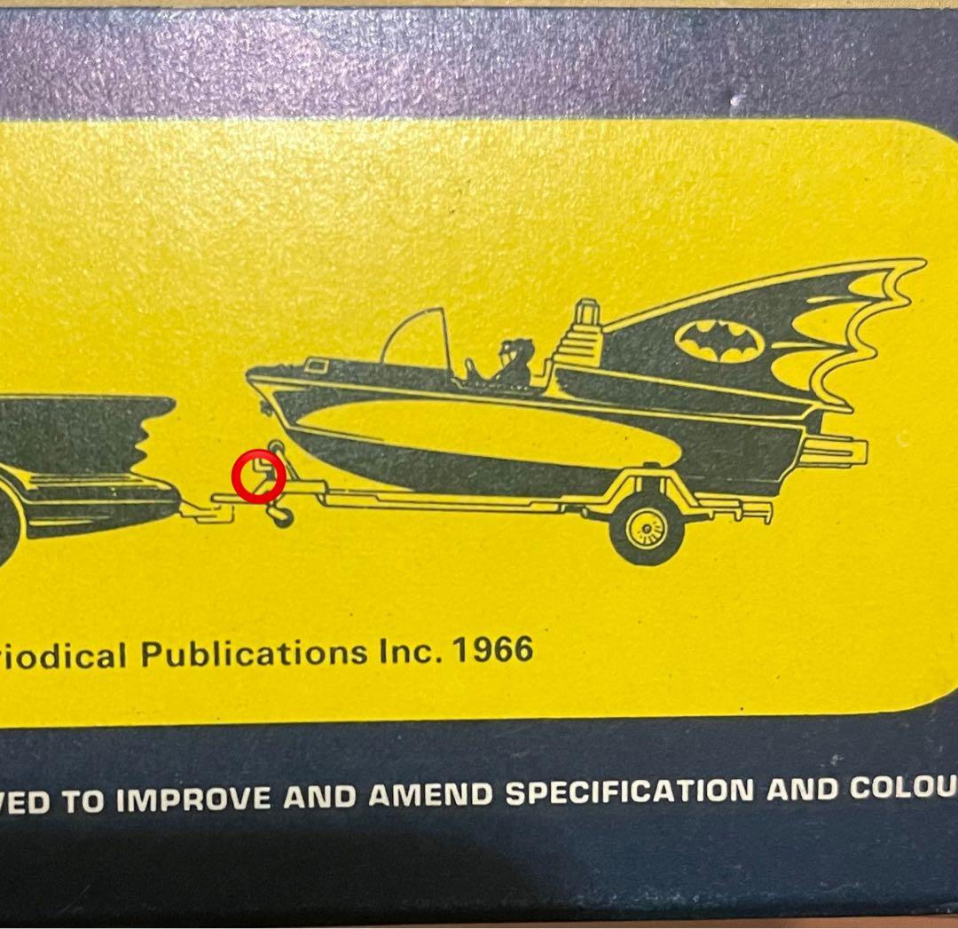 希少　70年代　コーギー　バットモービル＆バットボート　ギフトセット　イギリス製