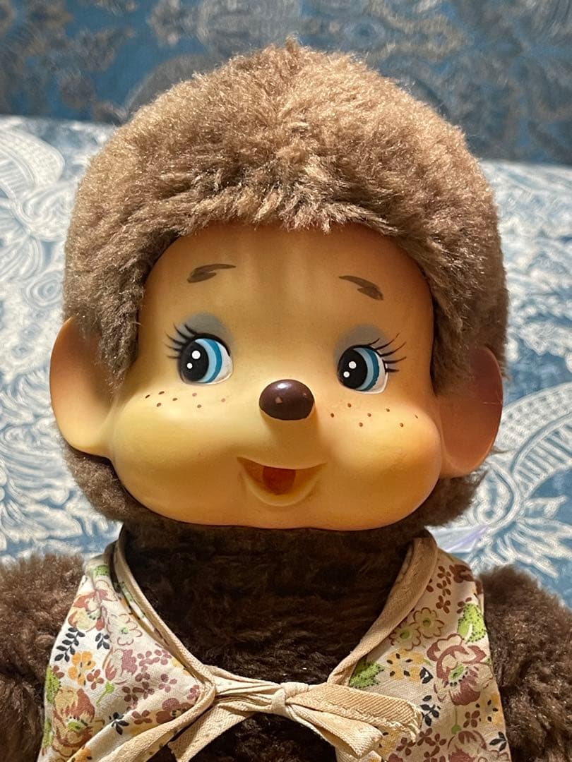 ぬいぐるみ VINTAGE MONCHICHI BLUE EYES