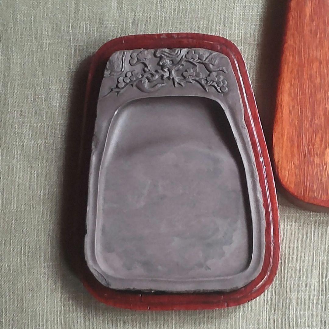 (610*Z286)書道 硯 墨 端渓硯 赤間硯 龍渓硯 骨董