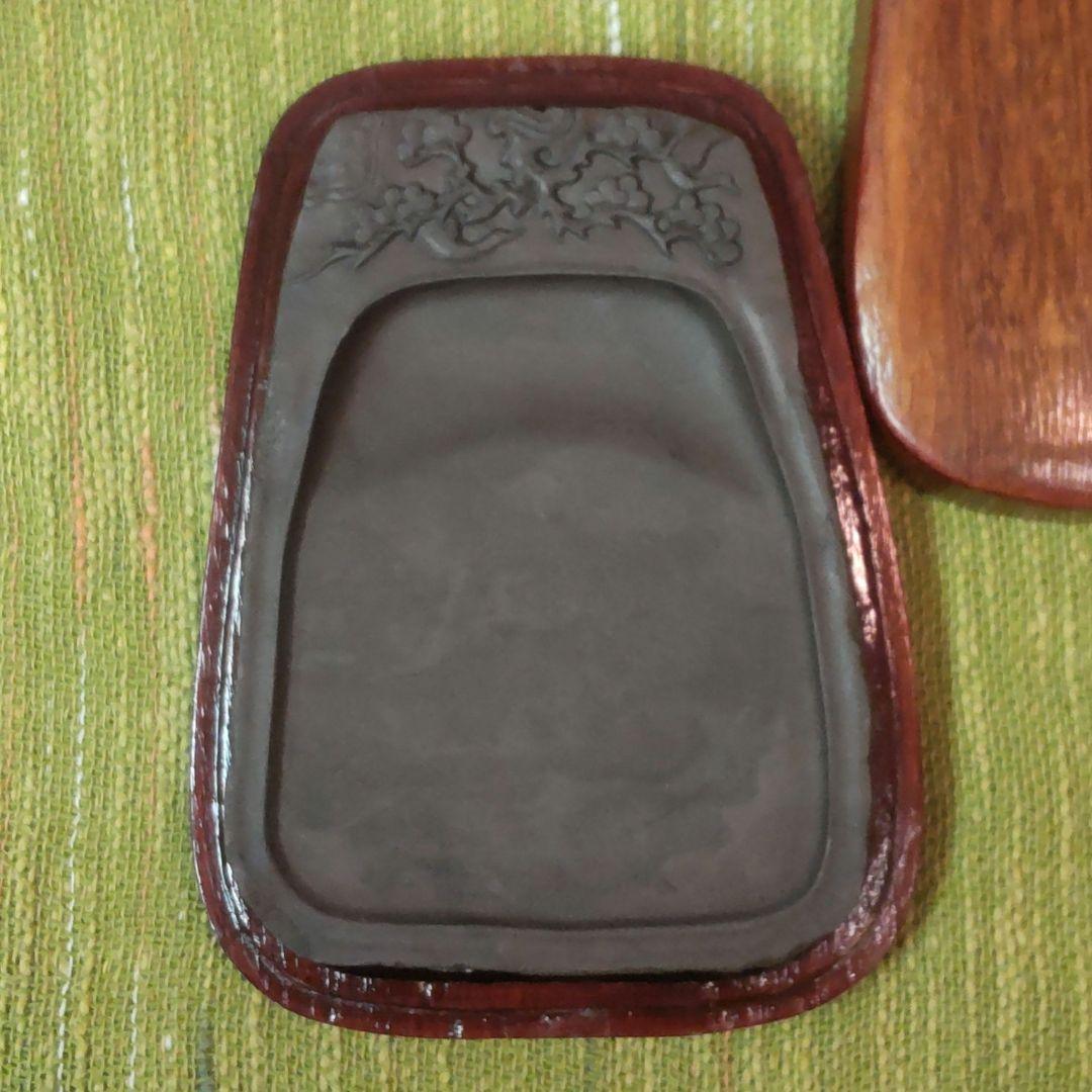 (610*Z286)書道 硯 墨 端渓硯 赤間硯 龍渓硯 骨董