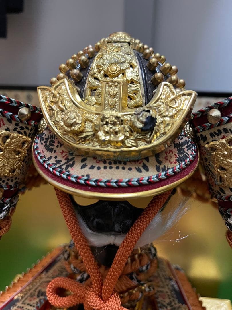 アンティーク　鎌倉秀月　五月人形 鎧兜武者 秀月 金箔押大鎧