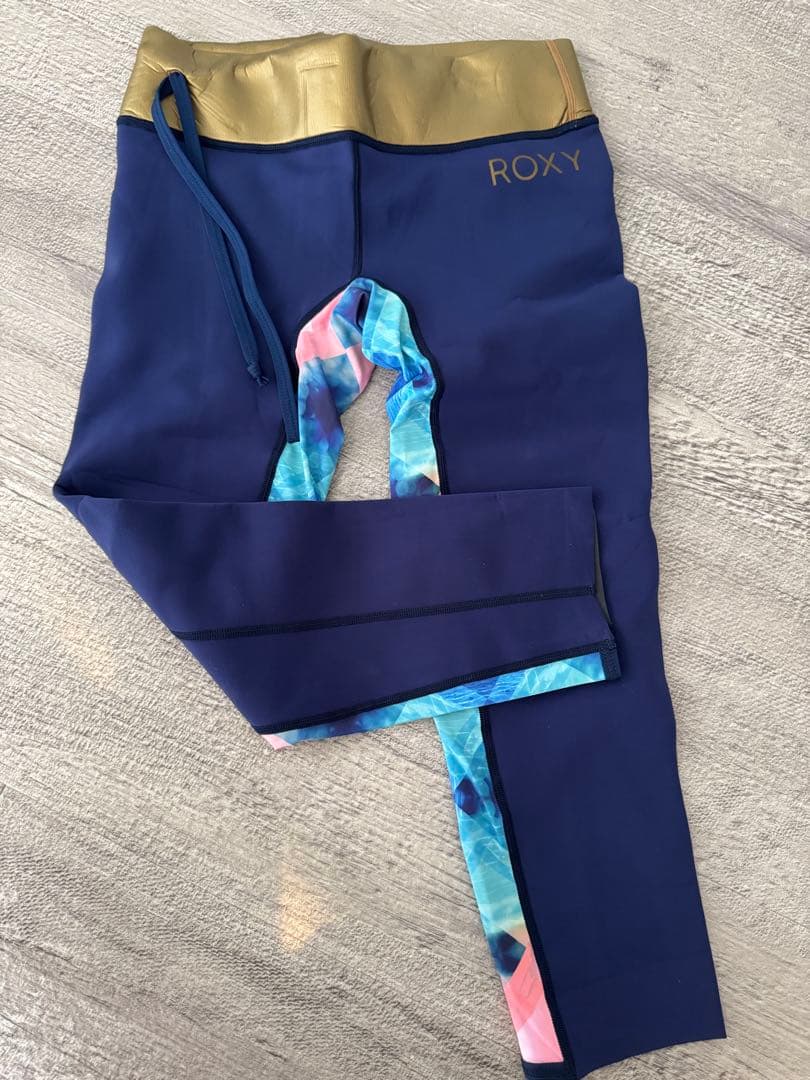 ROXY ウェットスーツ M ネイビー/ゴールド