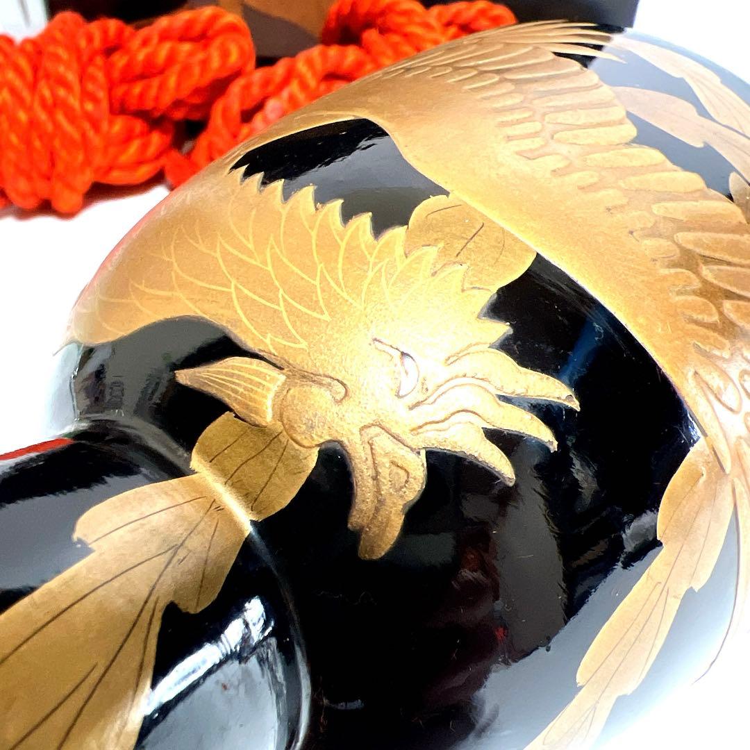 【蔵出し・希少】鼓　蒔絵　小鼓　胴　和楽器　漆塗り　伝統芸能　能 歌舞伎　鳳凰紋
