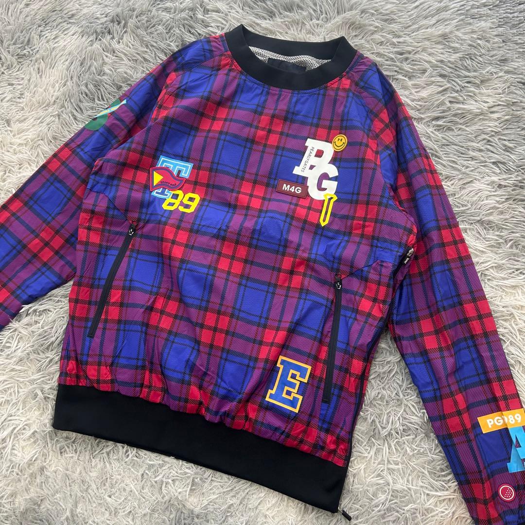 新品　パーリーゲイツ　セットアップ　スニード　ジャケット　ニコちゃん　チェック柄