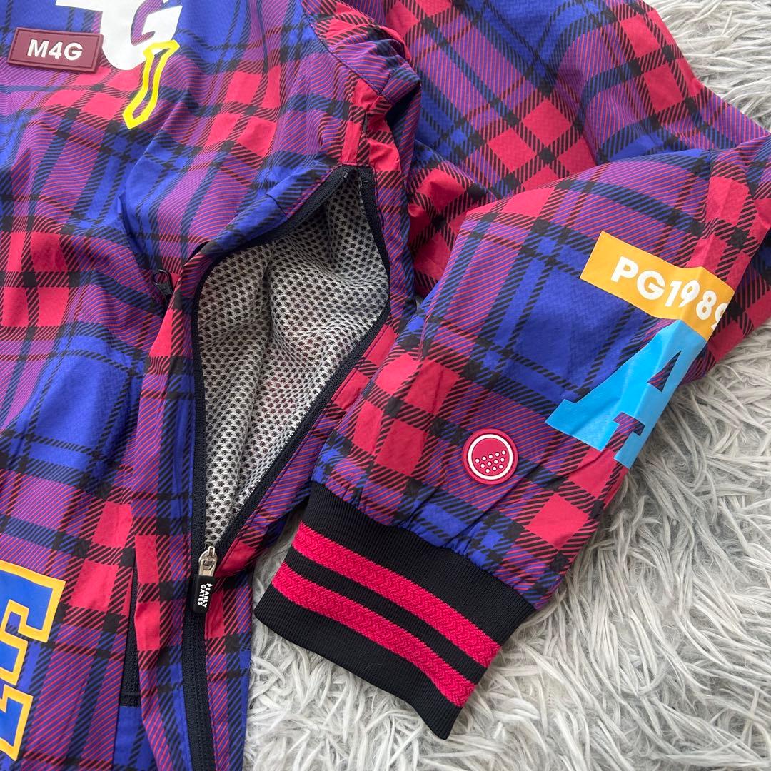 新品　パーリーゲイツ　セットアップ　スニード　ジャケット　ニコちゃん　チェック柄