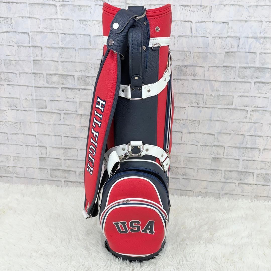   キャディバック ゴルフバッグ USA 85 赤