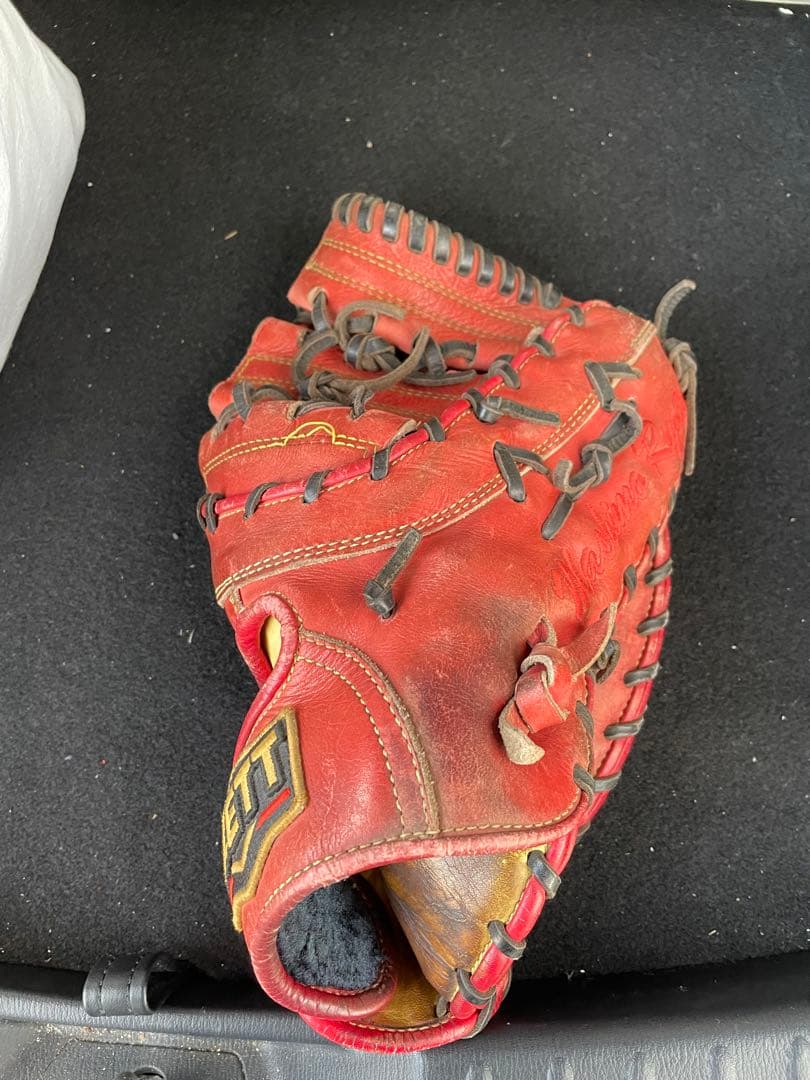 ZETT プロステイタス　 赤 硬式グローブ