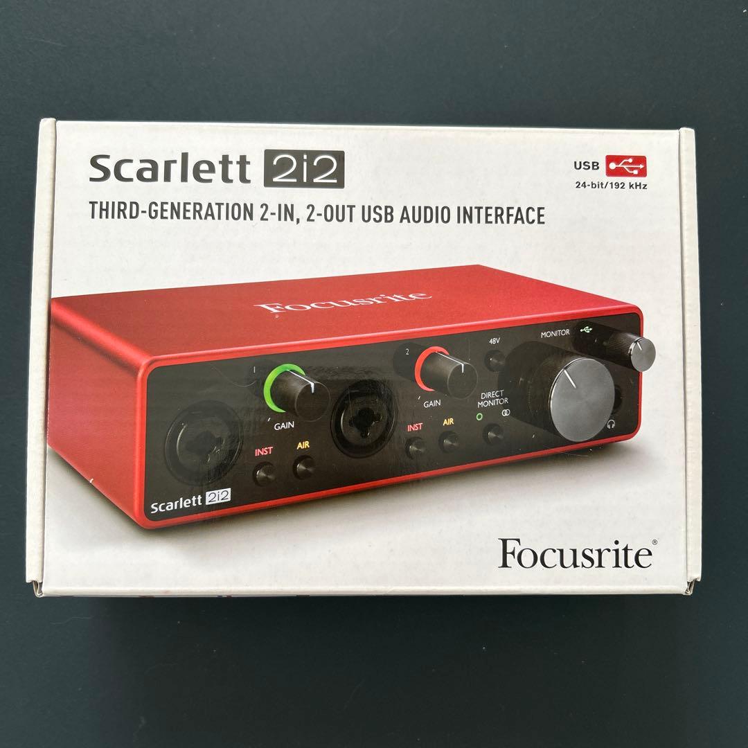 Scarlett 2i2 オーディオインターフェース
