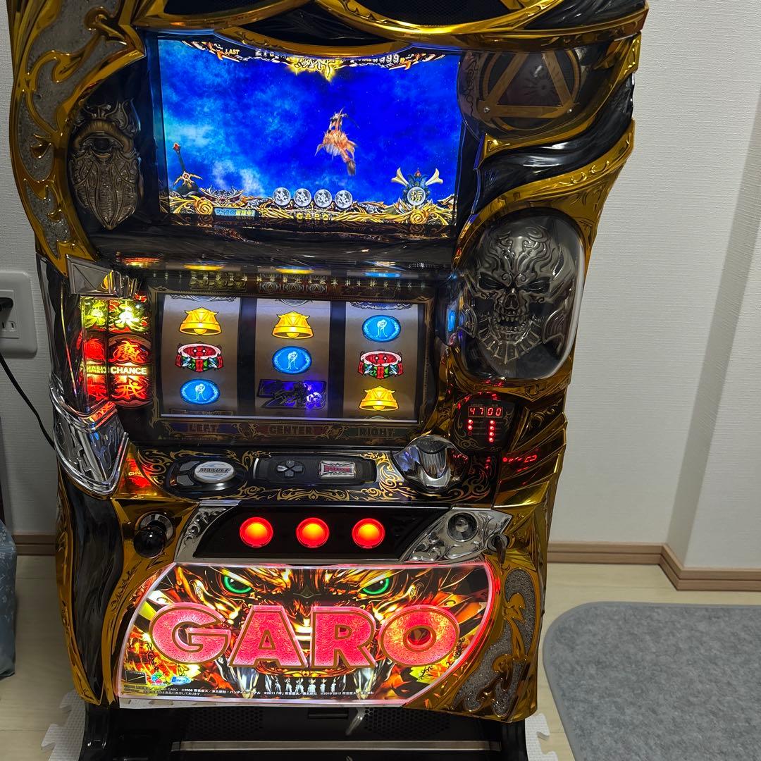 実機　パチスロ　スロット　牙狼　守りし者　レス　５号機　GARO