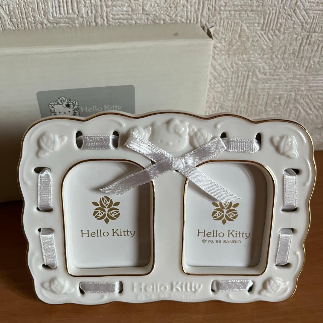 ハローキティ　フォトフレーム　1999年製　陶器