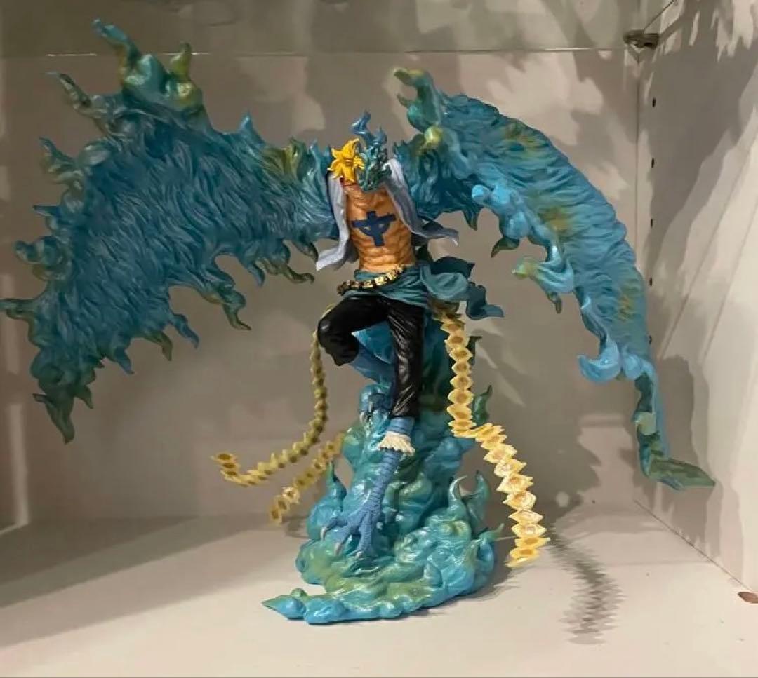 ワンピース　EX 悪魔を宿す者達 ラストワン賞　マルコ魂豪示像　 支柱欠品