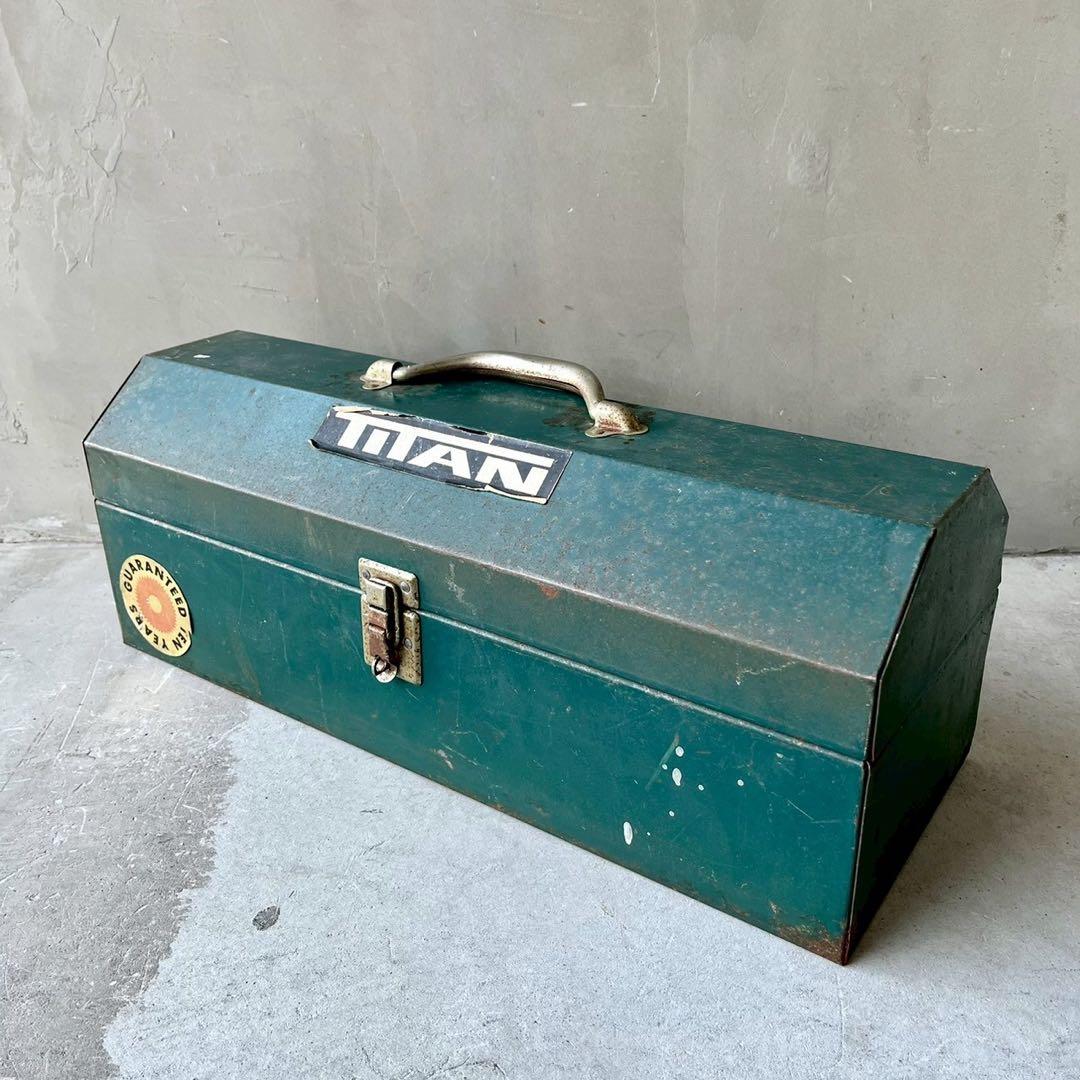 【USA vintage】70年代　工具箱　ツールボックス　アメリカ　ビンテージ