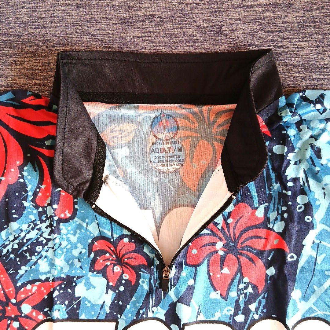 ✨新品✨ボウリングウェア　STORM　日本サイズL　ブルー　海の華