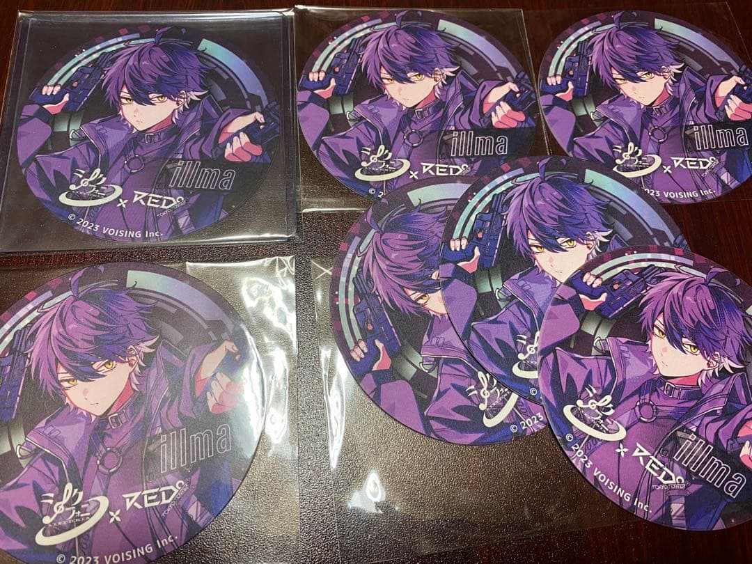 7枚セット　シクフォニ　 東京タワーコラボRED コースター いるま