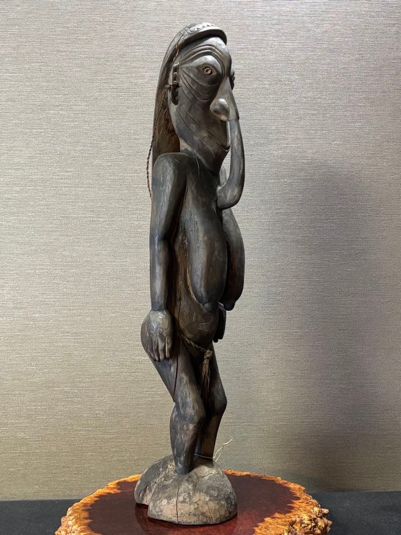 アフリカンアート62cm/人形アンティーク・骨董・レトロ・フィギュア・オブジェ