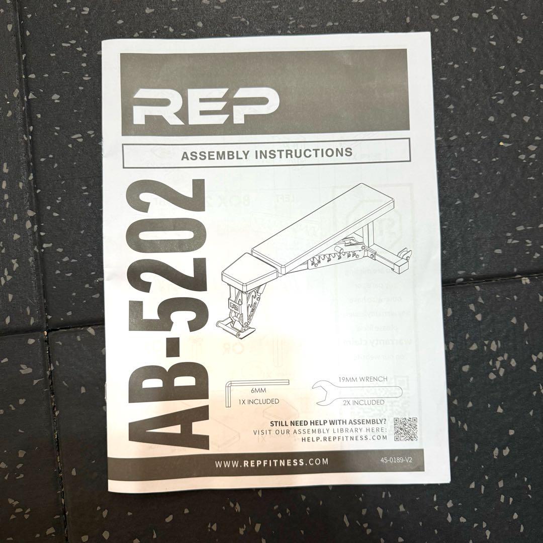 【送料込】REP AB-5200 2.0 アジャスタブルベンチ