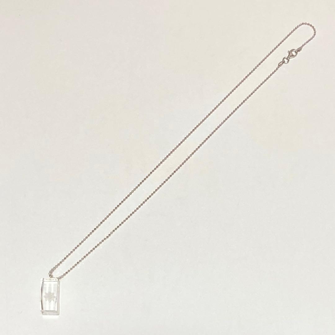 真如苑 仏法輪 クリスタルガラス 3Dシルバー ネックレス ペンダントトップ