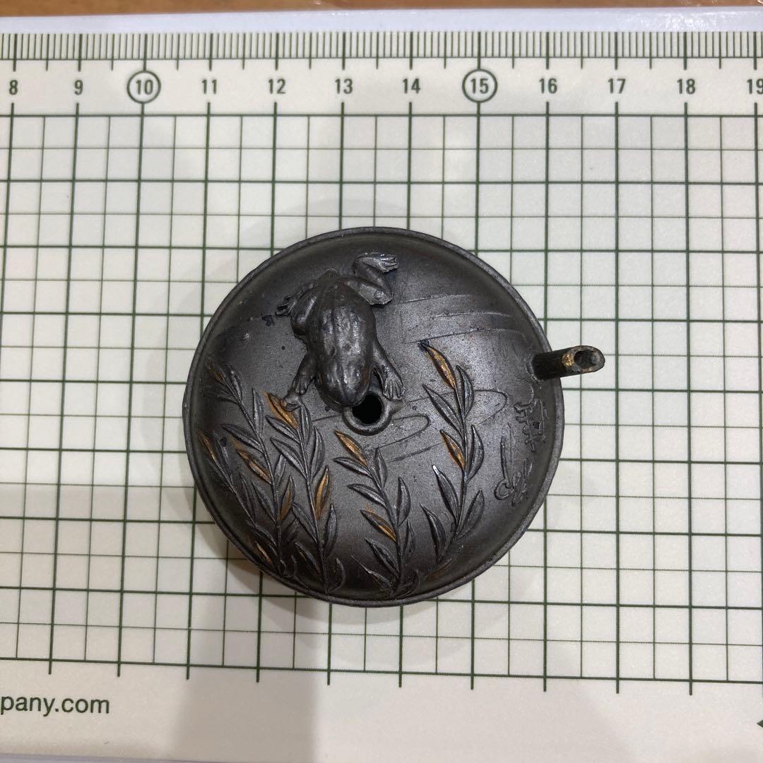 書道　水滴　アンティーク　柳蛙　ヴィンテージ　戦前