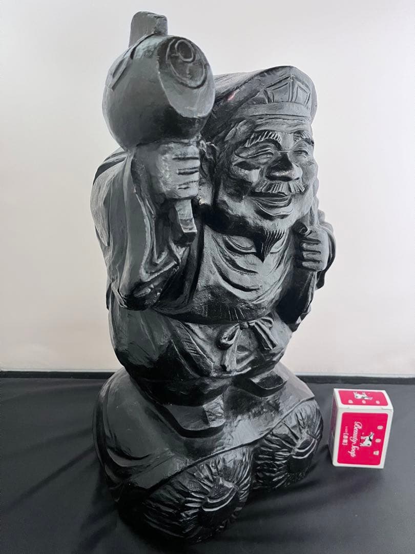 般若　純一郎　大黒天 七福神　仏像 銅製　銅製　彫刻　置物　金運　縁起物　骨董