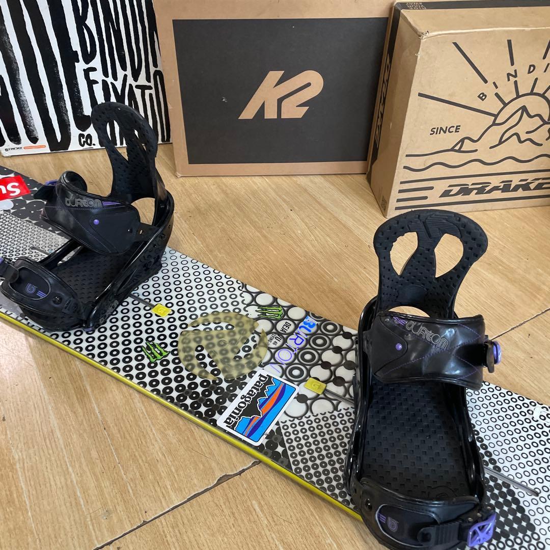 BURTON　DEJAVU　バートン　バインディング付　スノーボードセット