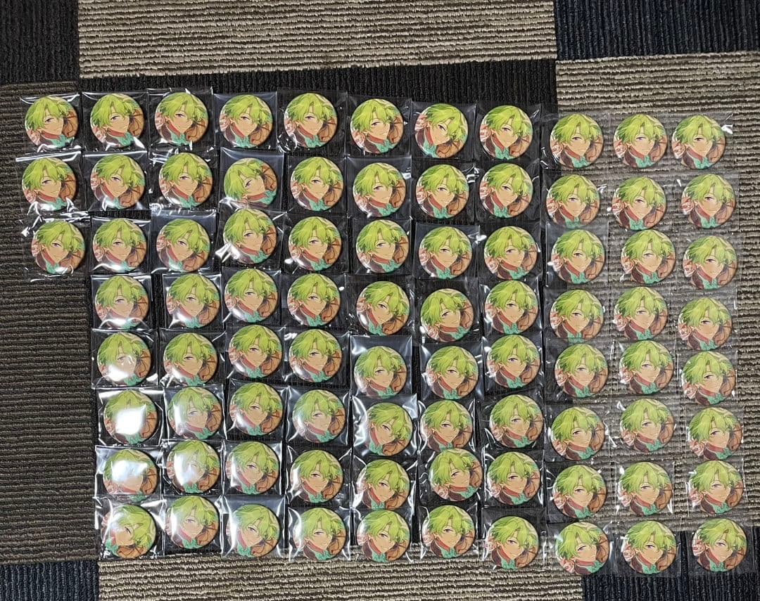 巴日和　フィーチャー　缶バッジ