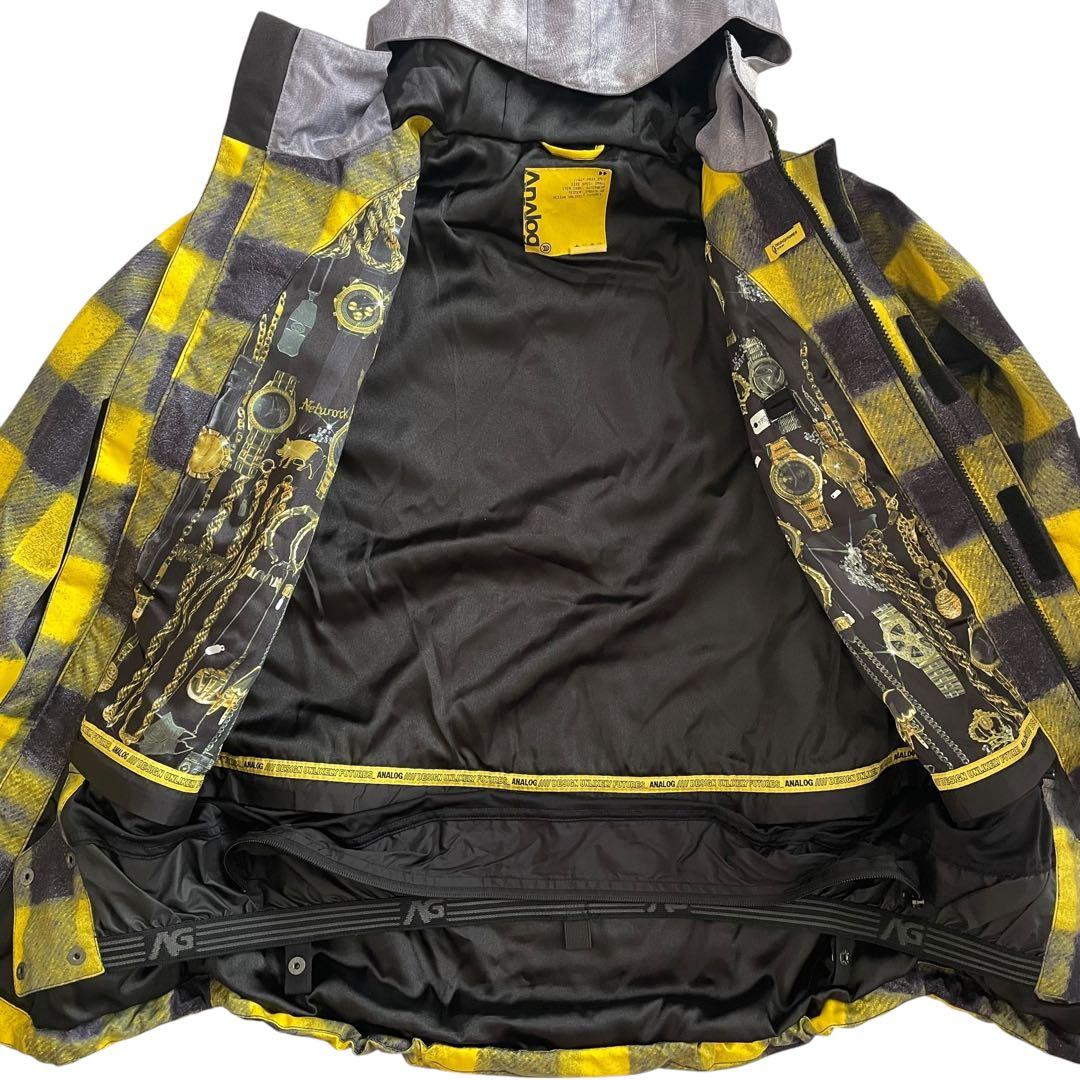 バートン アナログ　スノボー　ウェア　L イエロー ブラック　セットアップ　上下