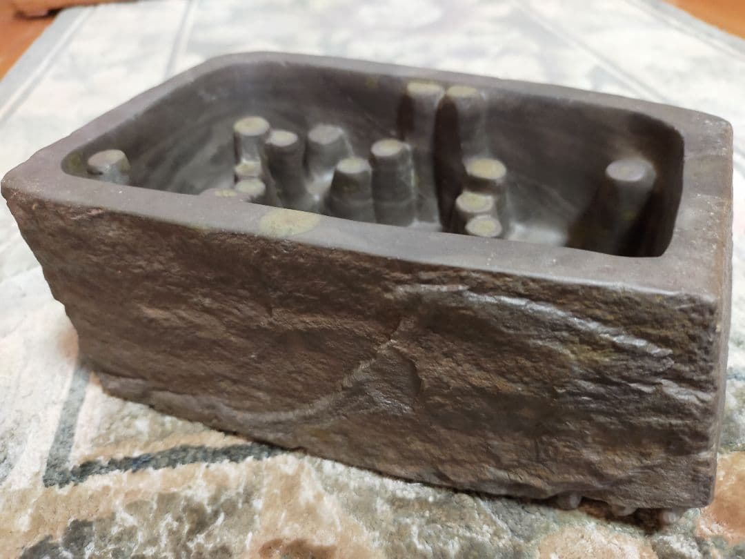 ♥中国　端渓　硯　多眼　端渓硯　５　骨董品