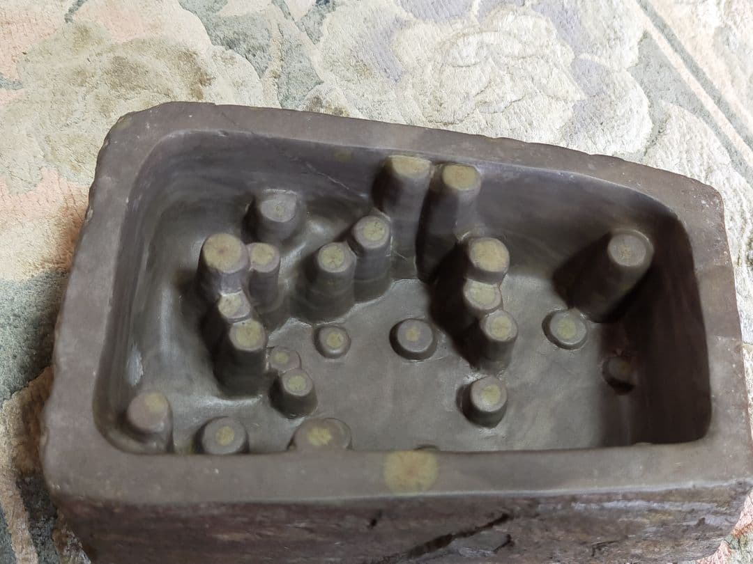 ♥中国　端渓　硯　多眼　端渓硯　５　骨董品