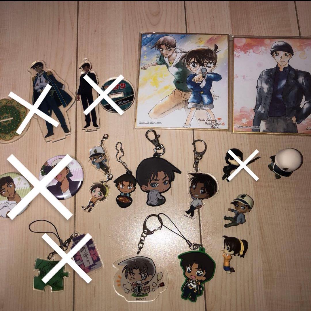 服部平次他まとめ売り 名探偵コナングッズ