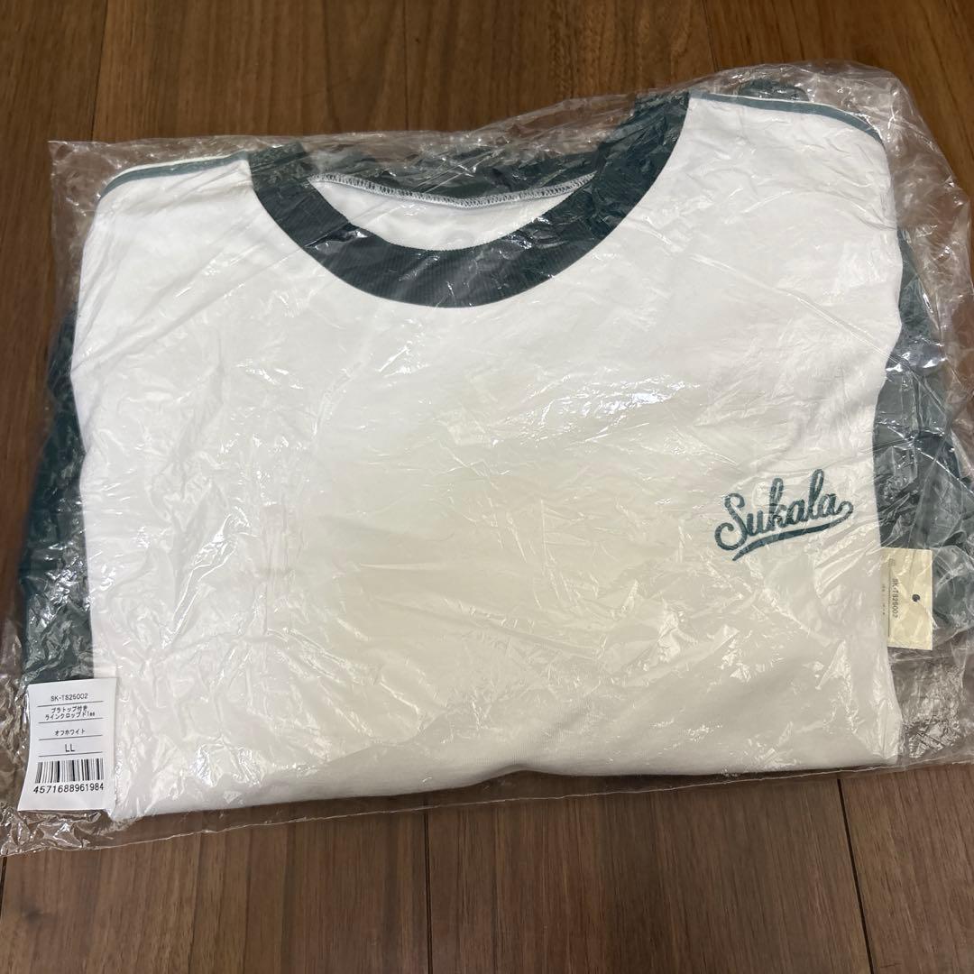 【SUKALA】ブラトップ付きラインクロップドTee サイズL L 【新品】完売