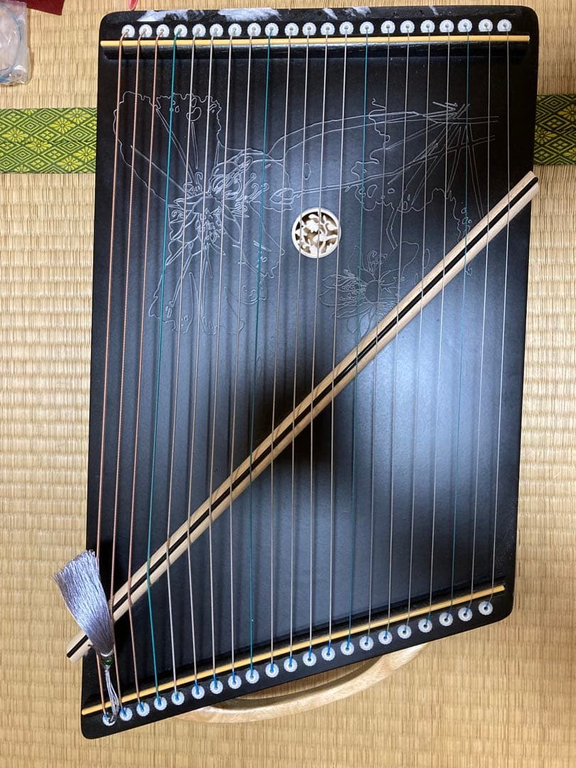 21弦古筝 フィンガートレー