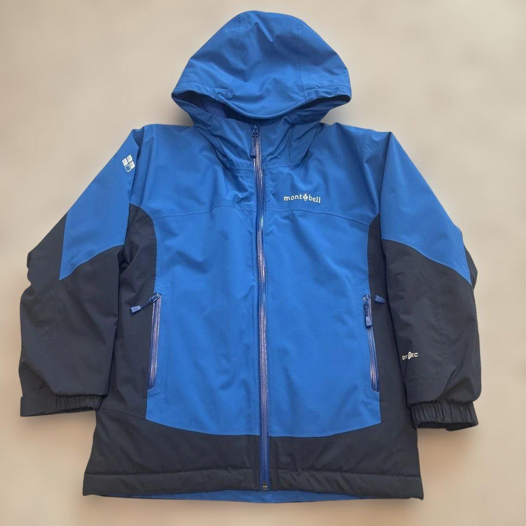 montbell モンベル　スキーウェアセット　140 ブルー