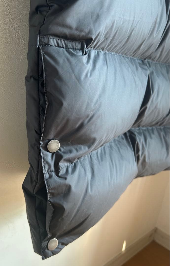 adidas フード付きロングダウンコート 黒 メンズ XL