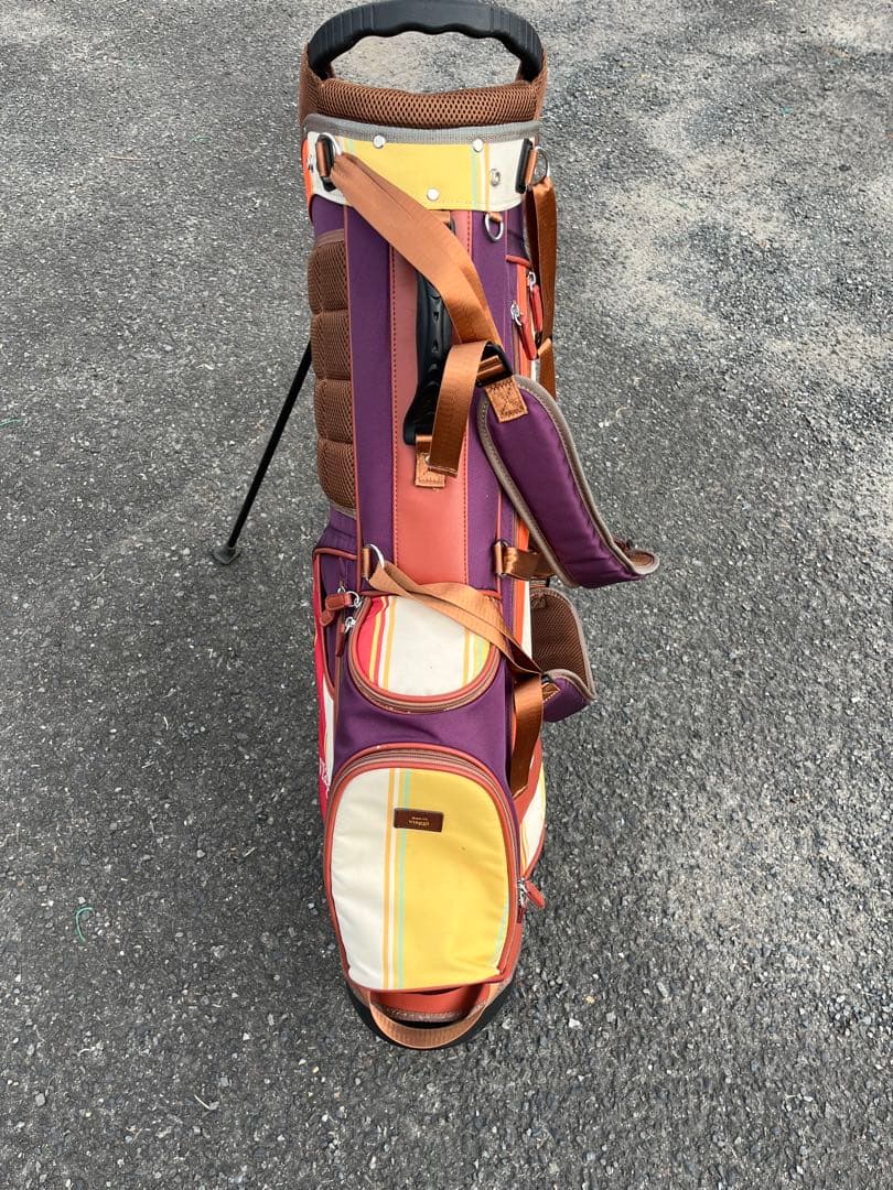 Viaggi Golf スタンド 式 キャディーバッグ 紫 パープル