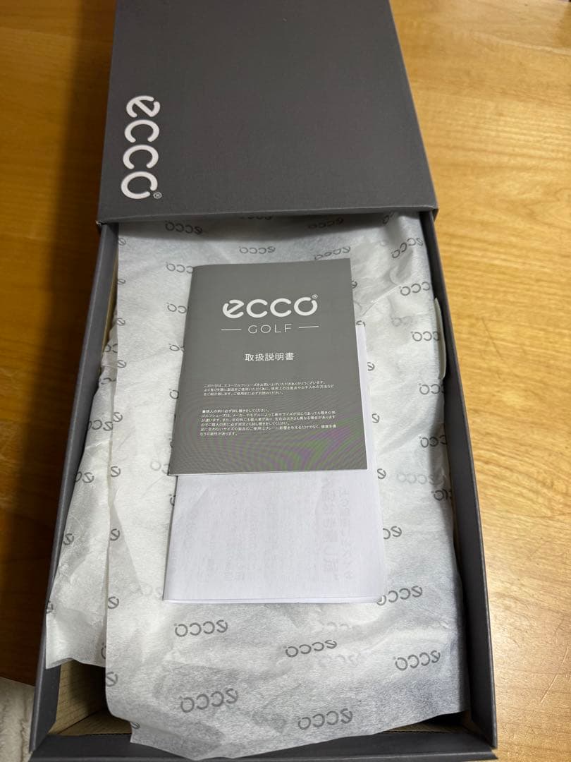 ECCO GOLF S-THREE ホワイト/ブルー EU 44 値下げしました