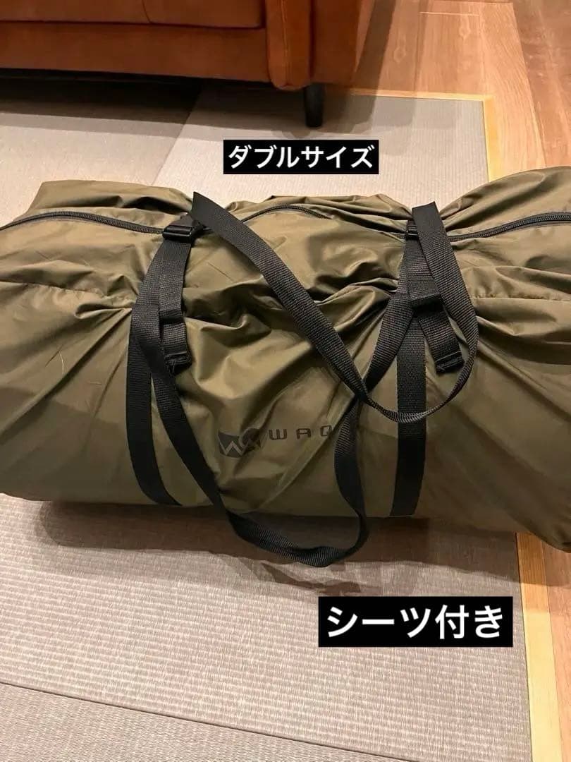 WAQ RELAXING CAMP MAT インフレーターマット 10cm