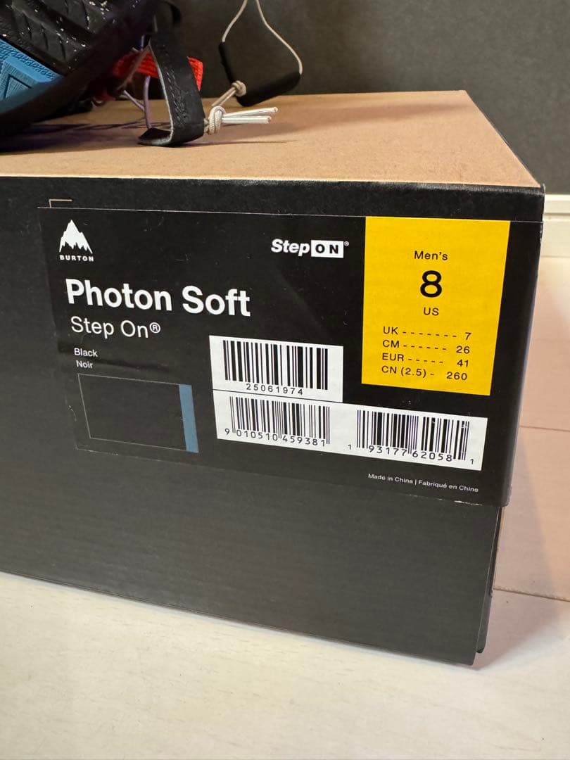 24-25 BURTON Photon Soft step on 26㎝