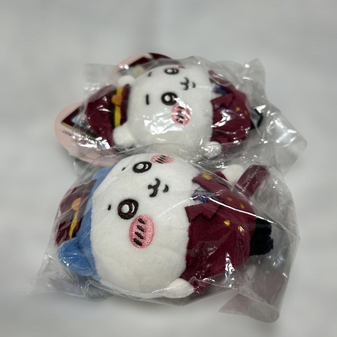 匿名配送　ちいかわ　ハチワレ　阪急電車なマスコット　２個セット　未開封タグ付き