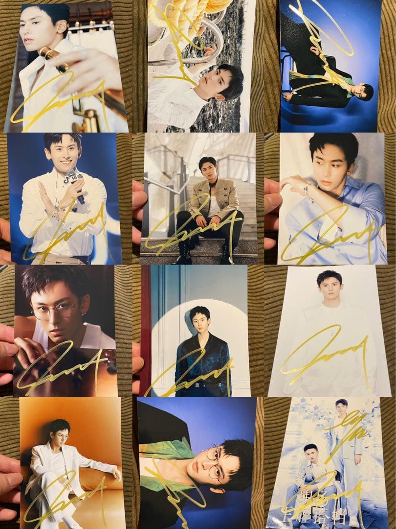 張哲翰 直筆サインまとめ 大幅割引入り(4月15日に返送する予定)