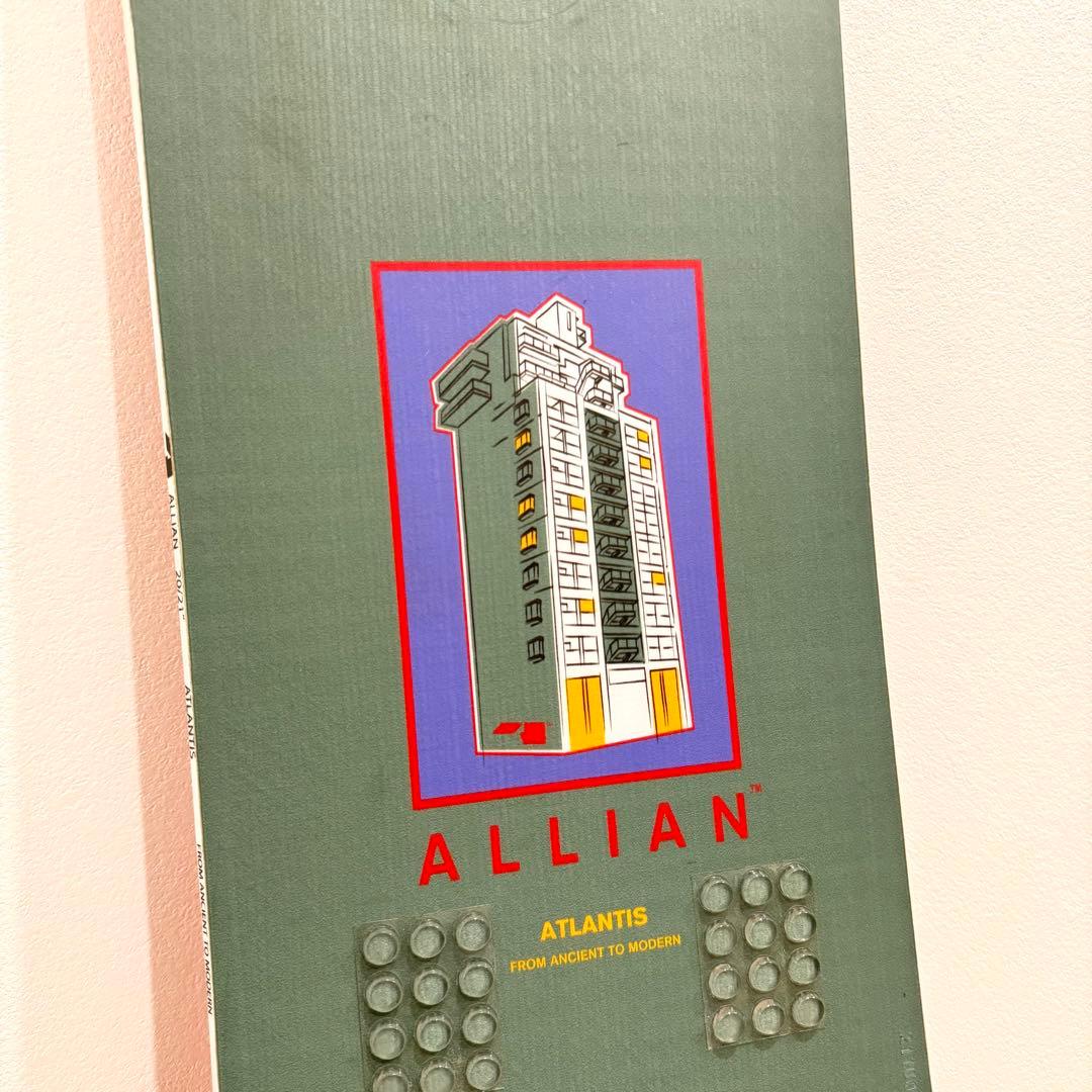 【美品】　ALLIAN ATLANTIS スノーボード　ダブルキャンバー