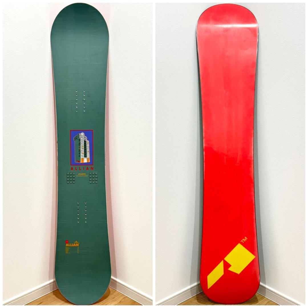 【美品】　ALLIAN ATLANTIS スノーボード　ダブルキャンバー