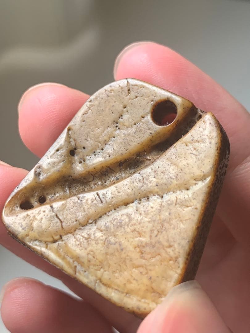 呪物　カパラ　チベット　カパーラ　頭蓋骨　数珠　根付　クマントーン　プラクルアン