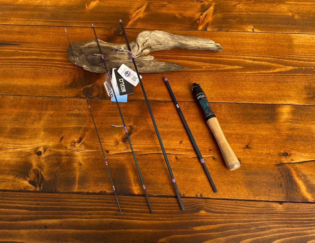 トラウトロッド　長さが変えられる　5ft2inch 6ft 渓流釣　パックロッド