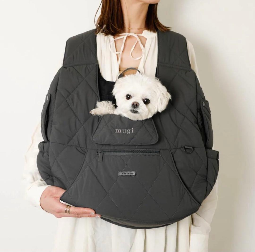 monchéri キルティングメッシュ付きフロントリュック