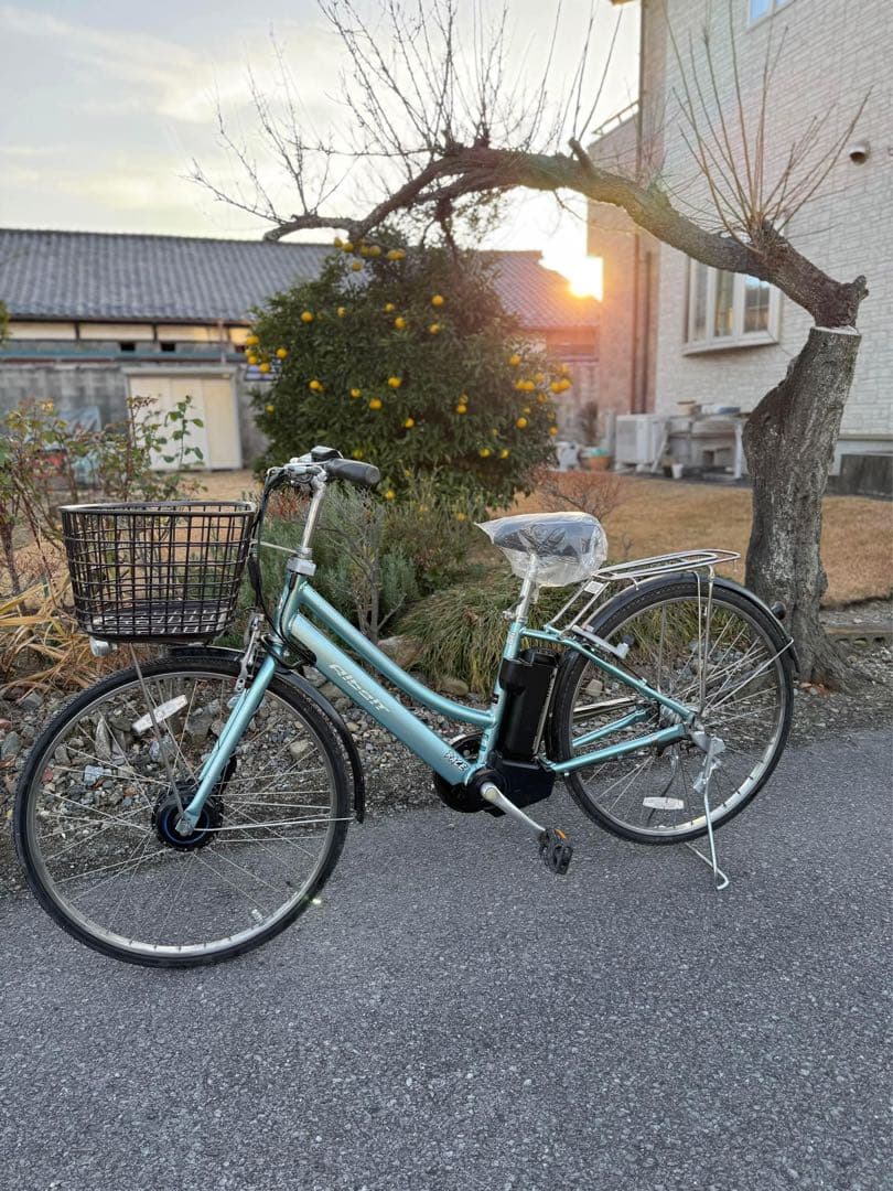 RIDER RACE 電動アシスト自転車 水色