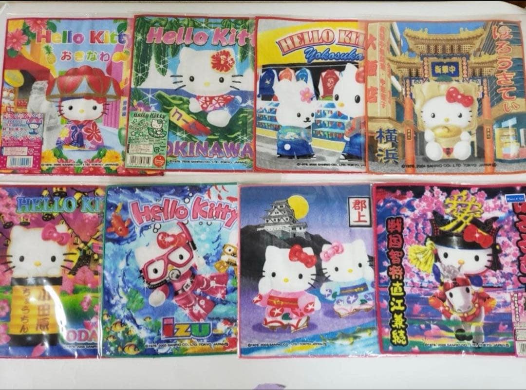 ハローキティ ご当地タオル 115枚セット