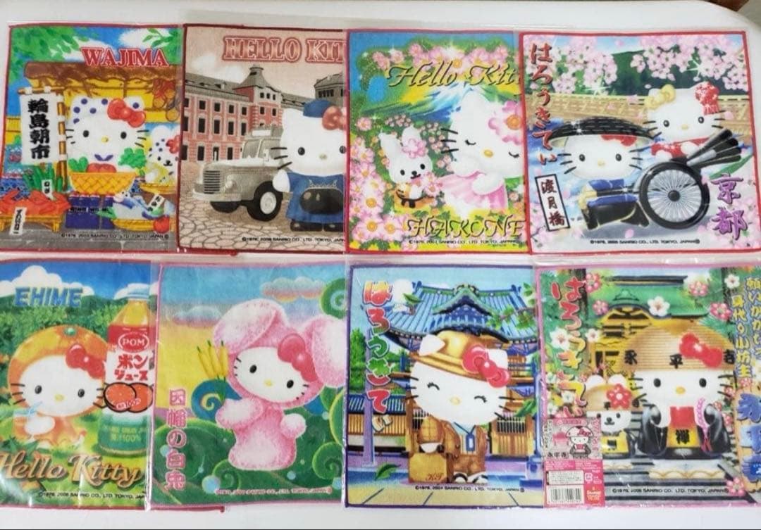 ハローキティ ご当地タオル 115枚セット