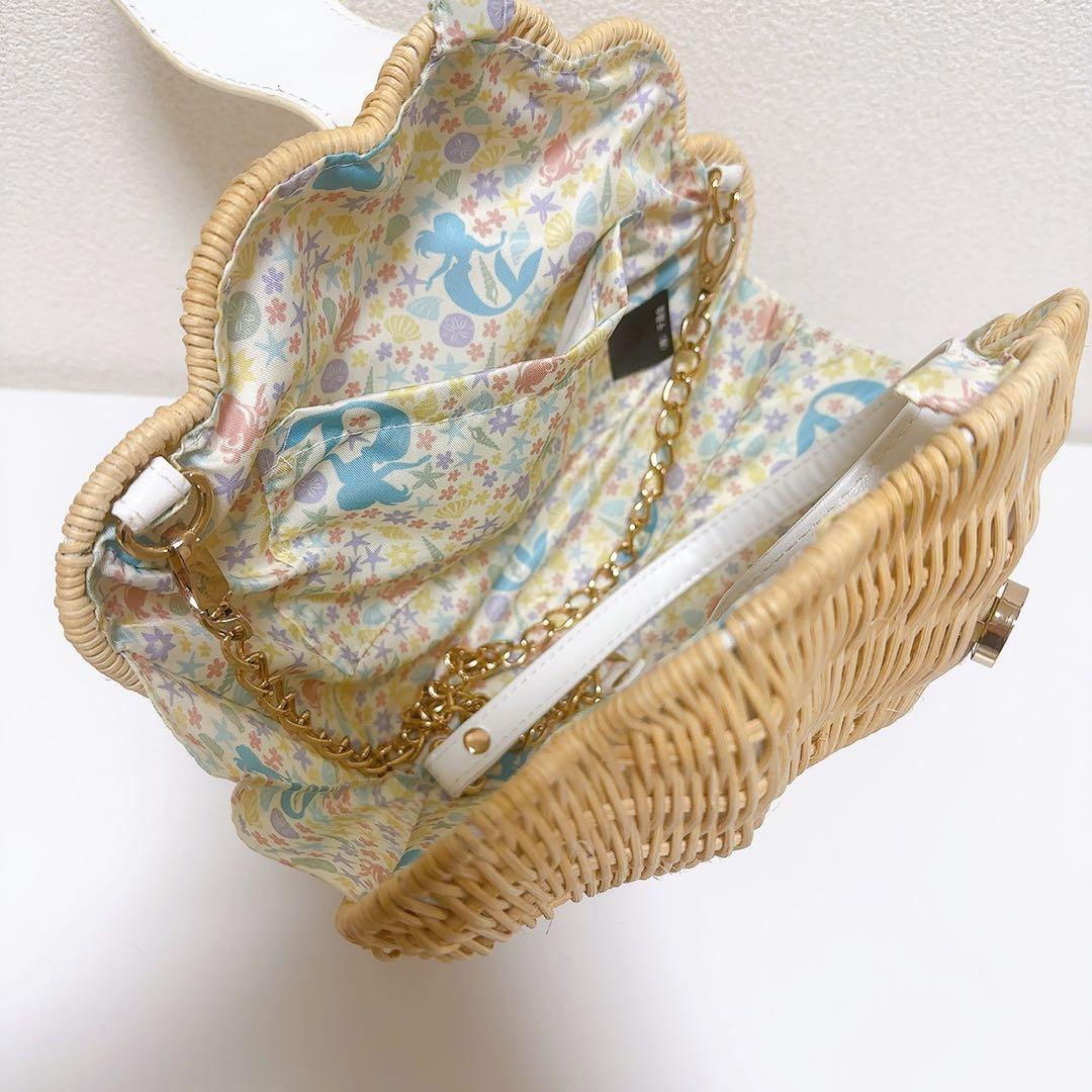 【値下げ】ディズニー リトルマーメイド アリエル カゴバッグ