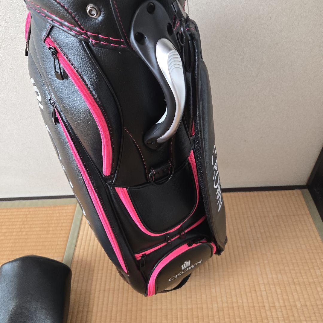 非売品 限定品 トヨタ クラウン ピンク キャディバッグ 未使用品