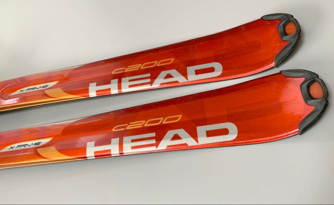 カービングスキー 4点セット　HEAD 板156cm／靴27.5cm